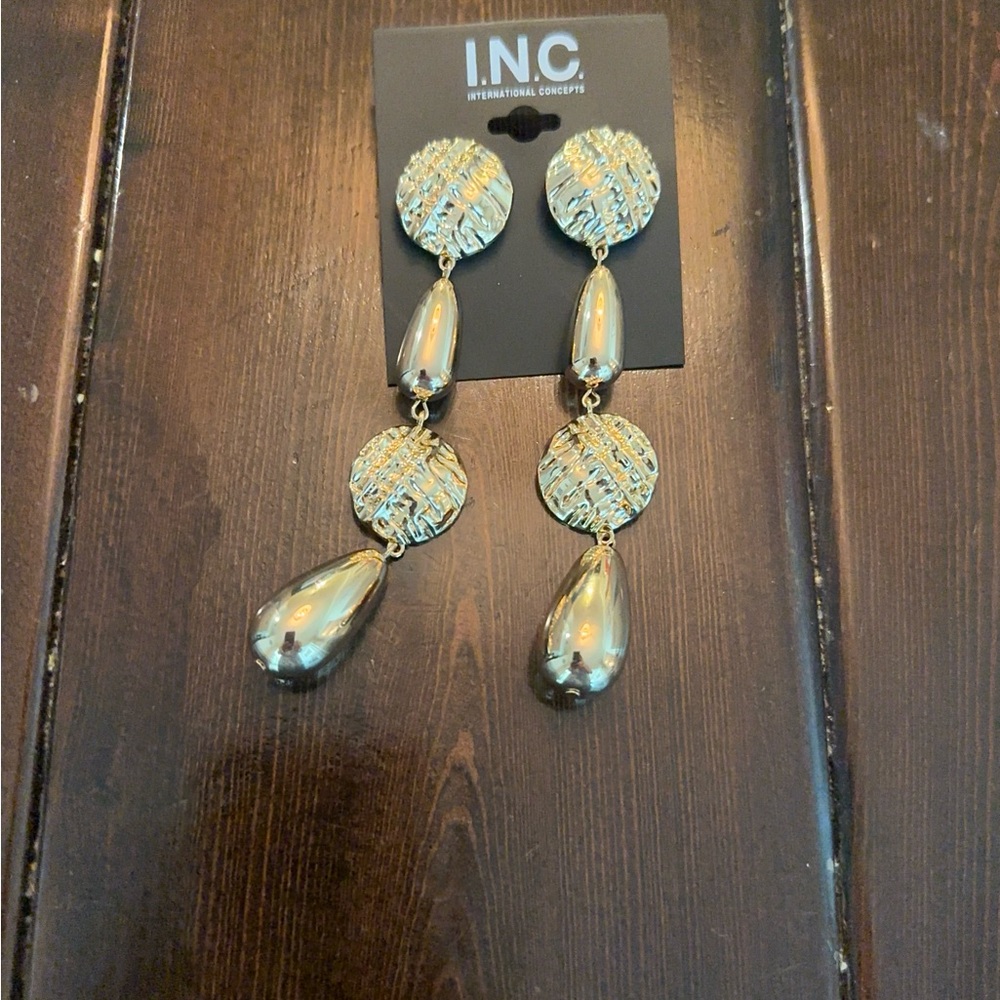 INC Gold Dangle Earrings
